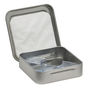 BXM1 - Metal Optic Storage Box for Ø1in Optics, Pack of 10