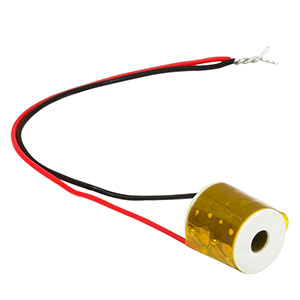 PK44LA2P2 - Discrete Piezo Ring Stack, 150 V, 9.0 µm Displacement, 9.7 mm OD, 3.0 mm ID, 9.0 mm Long, Two Flat End Plates