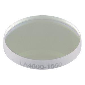 LA4600-1550 - f = 100 mm, Ø1/2in UVFS Plano-Convex Lens, 1550 nm V-Coat