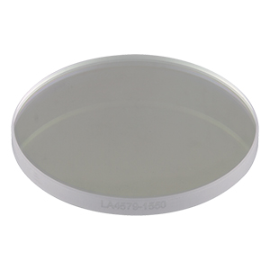 LA4579-1550 - f = 300 mm, Ø1in UVFS Plano-Convex Lens, 1550 nm V-Coat