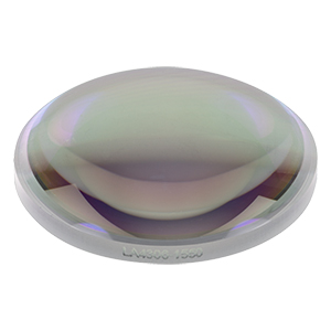 LA4306-1550 - f = 40 mm, Ø1in UVFS Plano-Convex Lens, 1550 nm V-Coat