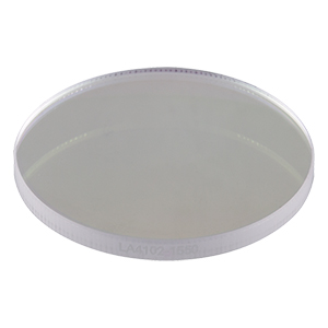 LA4102-1550 - f = 200 mm, Ø1in UVFS Plano-Convex Lens, 1550 nm V-Coat