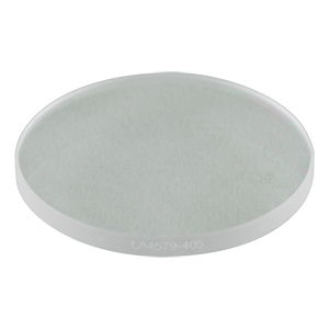 LA4579-405 - f = 300 mm, Ø1in UVFS Plano-Convex Lens, 405 nm V-Coat