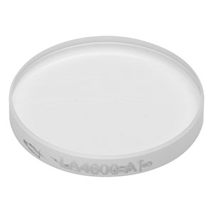 LA4600-A - f = 100 mm, Ø1/2in UVFS Plano-Convex Lens, ARC: 350 - 700 nm