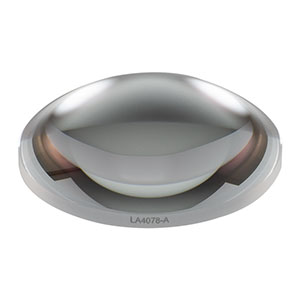 LA4078-A - f = 75 mm, Ø2in UVFS Plano-Convex Lens, ARC: 350 - 700 nm