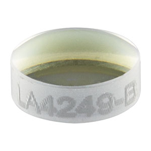 LA4249-B - f = 10 mm, Ø5 mm UVFS Plano-Convex Lens, ARC: 650 - 1050 nm