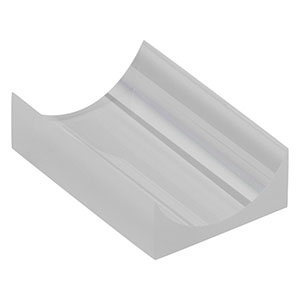 LK4498-C - f=-25.4 mm, Plano-Concave Cylindrical Lens, UV Grade Fused Silica, H=22.0 mm, L=33.0 mm, ARC: 1050 - 1700 nm