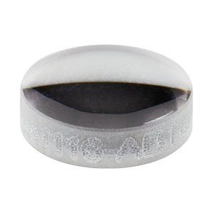 LA1116-AB - N-BK7 Plano-Convex Lens, Ø6 mm, f = 10 mm, AR Coating: 400 - 1100 nm