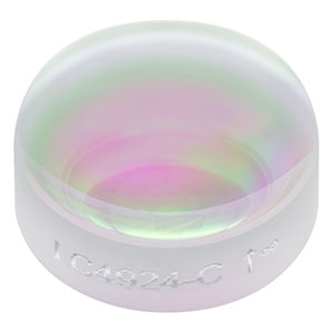 LC4924-C - Ø1/2in, f = -20 mm, UV Fused Silica Plano-Concave Lens, ARC: 1050 - 1700 nm