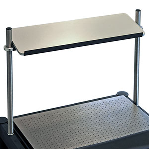 PSY151 - 300 mm Deep 12° Overhead Shelf with 750 mm Posts for 1200 mm Wide ScienceDesks