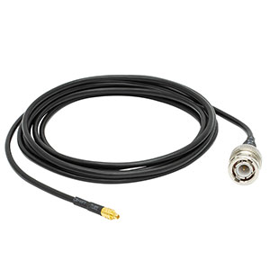 CA3272 - RG-174 Coaxial Cable, MMCX Male to BNC Male, 1.8 m (72in)