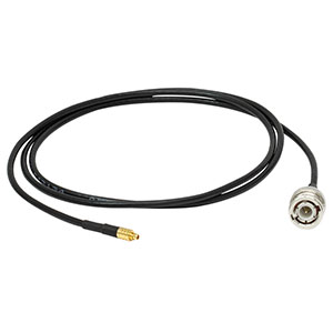 CA3339 - RG-174 Coaxial Cable, MMCX Male to BNC Male, 1 m (39in)