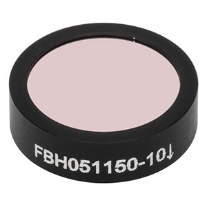 FBH051150-10 - Hard-Coated Bandpass Filter, Ø12.5 mm, CWL = 1150 nm, FWHM = 10 nm
