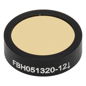 FBH051320-12 - Hard-Coated Bandpass Filter, Ø12.5 mm, CWL = 1320 nm, FWHM = 12 nm