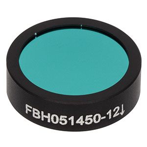 FBH051450-12 - Hard-Coated Bandpass Filter, Ø12.5 mm, CWL = 1450 nm, FWHM = 12 nm