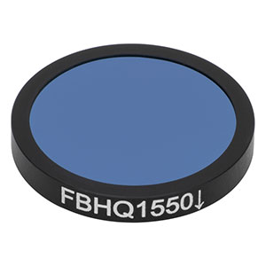 FBHQ1550 - Ø25.0 mm Hard-Coated Extinction Filter, 775 nm Absorption, 1550 nm Transmission