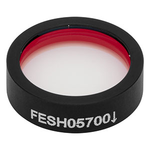 FESH05700 - Ø12.5 mm Shortpass Filter, Cut-Off Wavelength: 700 nm