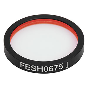 FESH0675 - Ø25.0 mm Shortpass Filter, Cut-Off Wavelength: 675 nm