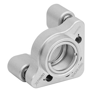 KA05TD - Polaris<sup>®</sup>KA SM05-Threaded Ø1/2in Mirror Mount, 3 Low-Profile Hex Adjusters, 2 Retaining Rings Included