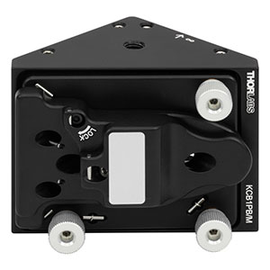 KCB1PB/M - Right-Angle Kinematic 1in OAP Mirror Mount, 30 mm Cage System and SM1 Compatible, M6 Mounting Holes