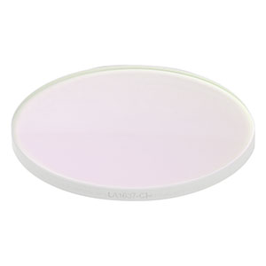 LA1637-C - N-BK7 Plano-Convex Lens, Ø2in, f = 850 mm, AR Coating: 1050 - 1700 nm
