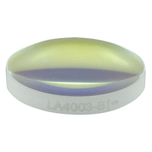 LA4003-B - f = 35 mm, Ø1/2in UVFS Plano-Convex Lens, ARC: 650 - 1050 nm