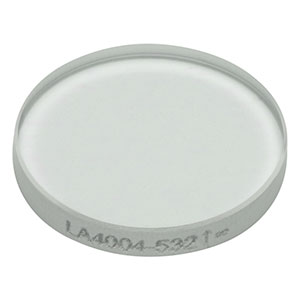 LA4004-532 - f = 150 mm, Ø1/2in UVFS Plano-Convex Lens, 532 nm V-Coat