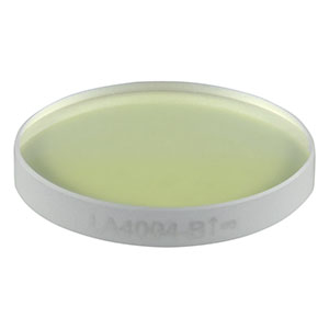 LA4004-B - f = 150 mm, Ø1/2in UVFS Plano-Convex Lens, ARC: 650 - 1050 nm