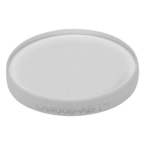 LA4006-AB - f = 200 mm, Ø1/2in UVFS Plano-Convex Lens, ARC: 400 - 1100 nm