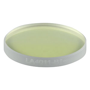 LA4011-B - f = 450 mm, Ø1/2in UVFS Plano-Convex Lens, ARC: 650 - 1050 nm