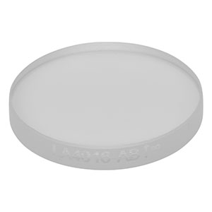 LA4016-AB - f = 1000 mm, Ø1/2in UVFS Plano-Convex Lens, ARC: 400 - 1100 nm