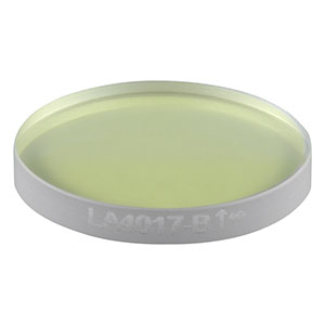 LA4017-B - f = 1500 mm, Ø1/2in UVFS Plano-Convex Lens, ARC: 650 - 1050 nm