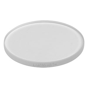 LA4030-AB - f = 1500 mm, Ø1in UVFS Plano-Convex Lens, ARC: 400 - 1100 nm