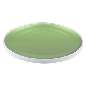 LA4038-C - f = 450 mm, Ø2in UVFS Plano-Convex Lens, ARC: 1050 - 1700 nm