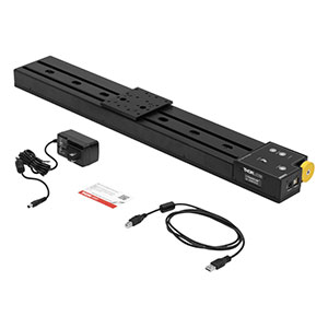 LTS450C/M - 450 mm Translation Stage with Stepper Motor, Integrated Controller, M6 Taps