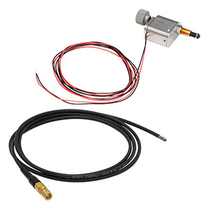 MPIA10VF - 10 mm Travel, Vacuum-Compatible, Mini Piezo Inertia Actuator, 3/16in-130 Mounting Thread
