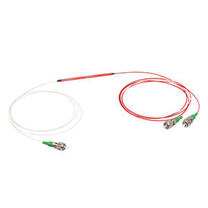 PN2000R1A1 - 1x2 Narrowband PM Coupler, 2000 ± 15 nm, 99:1 Split, FC/APC Connectors
