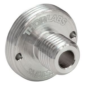 SM05SMAV - Vacuum-Compatible SMA Fiber Adapter Plate with External SM05 (0.535in-40) Threads