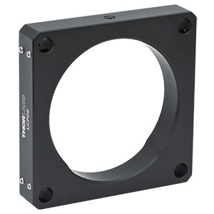 LCP09 -  60 mm Cage Plate with Ø2.2in (Ø56.0 mm) Double Bore for SM2 Lens Tube Mounting 