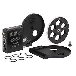 FW102C - Six-Position Motorized Filter Wheel for Ø1in (Ø25 mm) Optics