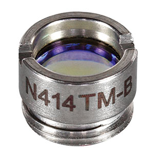 N414TM-B - f = 3.30 mm, NA = 0.47, Mounted Aspheric Lens, ARC: 650 - 1050 nm