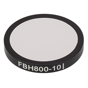FBH800-10 - Premium Bandpass Filter, Ø25 mm, CWL = 800 nm, FWHM = 10 nm