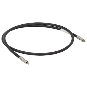 MR14L01 - Ø50 µm, 0.22 NA, Low OH, SMA-SMA Armored Fiber Patch Cable, 1 Meter
