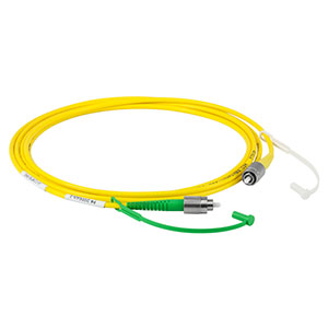 P4-2000AR-2 - SM Patch Cable, AR-Coated FC/APC to Uncoated FC/PC, 1700 - 2100 nm, 2 m Long