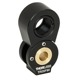TR05F90 - 90° Flip Mount for Ø1/2in Filters and Optics, 8-32 Tap