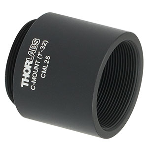 CML25 - C-Mount Extension Tube, 25 mm Long