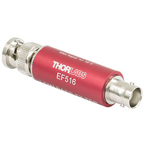 EF516 - Low-Pass Electrical Filter, ≤4.5 MHz Passband, Coaxial BNC Feedthrough