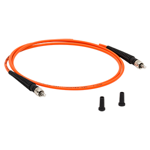 M45L01 - Ø400 µm, 0.50 NA, SMA-SMA Fiber Patch Cable, Low OH, 1 m Long
