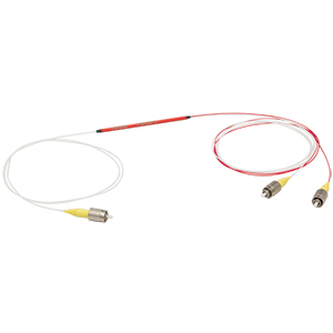 W1064S246F1A - 1064 nm / 1310 nm Wavelength Division Multiplexer, HI1060 Fiber, FC/PC Connectors