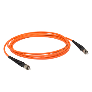 M113L02 - Ø400 µm, 0.22 NA, SMA-SMA Solarization-Resistant MM Fiber Patch Cable, 2 m Long